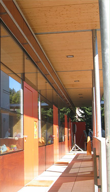 Eingangsbereich Kaleidoskop Neubau